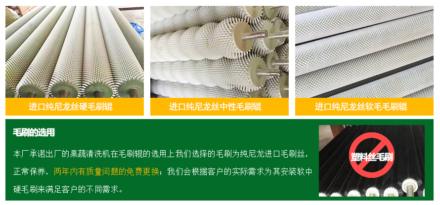 果蔬清洗機(jī)細(xì)節(jié)毛刷